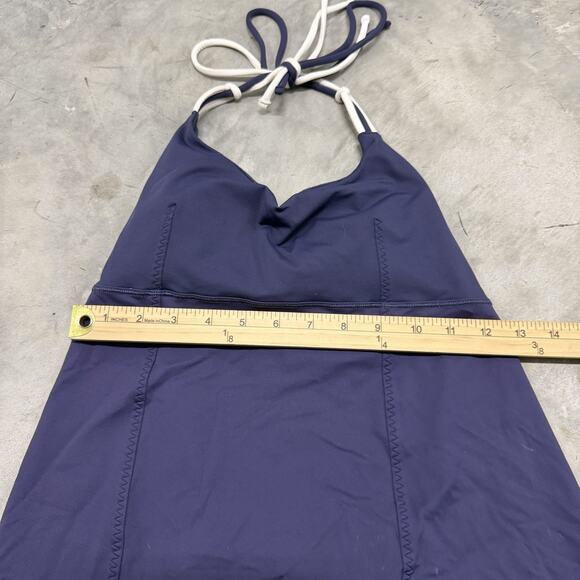 Lululemon Wandering Yogi Halter! Cadet Blue! Size 8 Tank Top W1A26S - Picture 3 of 7